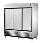 True Mfg. - General Foodservice TSD-69 78.13'' 69 cu. ft. Bottom Mounted 3 Section Solid Door Reach-In Refrigerator
