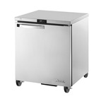 True Mfg. - General Foodservice TUC-27-HC~SPEC3 27.63'' 1 Section Undercounter Refrigerator with 1 Right Hinged Solid Door and Side / Rear Breathing Compressor