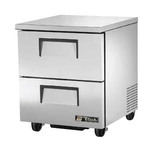 True Mfg. - General Foodservice TUC-27D-2-HC 27.63'' 1 Section Undercounter Refrigerator with 2 Drawers and Front Breathing Compressor