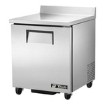 True Mfg. - General Foodservice TWT-27-HC 27.63'' 1 Door ADA Height Worktop Refrigerator with Side / Rear Breathing Compressor - 6.5 cu. ft.