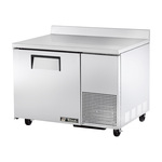 True Mfg. - General Foodservice TWT-44F-HC 44.5'' 1 Door ADA Height Worktop Freezer with Front Breathing Compressor - 11.4 cu. ft.