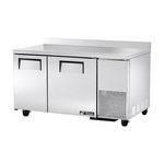 True Mfg. - General Foodservice TWT-60-32F-HC 60.25'' 2 Door ADA Height Worktop Freezer with Front Breathing Compressor - 15.5 cu. ft.