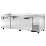 True Mfg. - General Foodservice TWT-93-HC 93.25'' 3 Door ADA Height Worktop Refrigerator with Front Breathing Compressor - 30.9 cu. ft.