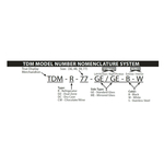True Mfg. – Specialty Retail Display TDM-R-36-GE/GE-B-W Display Merchandiser
