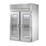 True Mfg. - General Foodservice True STA2RRI-2G 68" Top Mounted 2 Section Roll-in Refrigerator with 2 Left/Right Glass Doors - 75.0 cu. ft.