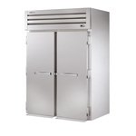 True STG2FRI-2S 68" Top Mounted 2 Section Roll-in Freezer with 2 Left/Right Hinged Solid Doors - 75.0 cu. ft.