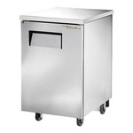 True Mfg. - General Foodservice True TBB-1-S-HC Silver 1 Solid Door Refrigerated Back Bar Storage Cabinet, 115 Volts
