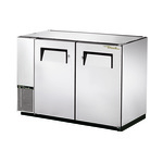 True Mfg. - General Foodservice True TBB-24GAL-48-S-HC Silver 2 Solid Door Refrigerated Back Bar Storage Cabinet, 115 Volts