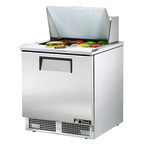 True Mfg. - General Foodservice True TFP-32-12M 32.13'' 1 Door Counter Height Mega Top Refrigerated Sandwich / Salad Prep Table