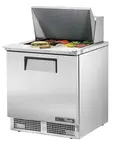 True Mfg. - General Foodservice True TFP-32-12M 32.13'' 1 Door Counter Height Mega Top Refrigerated Sandwich / Salad Prep Table