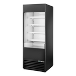 True Mfg. - General Foodservice True TOAM-30-HC~NSL01 30.00'' Black Vertical Air Curtain Open Display Merchandiser with 4 Shelves