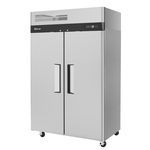 Turbo Air M3R47-2-N 51.75'' 42.3 cu. ft. Top Mounted 2 Section Solid Door Reach-In Refrigerator