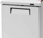 Turbo Air MST-28-N 27.5'' 2 Door Counter Height Refrigerated Sandwich / Salad Prep Table with Standard Top
