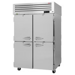 Turbo Air PRO-50-4R-PT-N 51.75'' 50.27 cu. ft. 2 Section Solid Half Door Pass-Thru Refrigerator