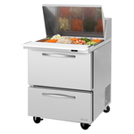 Turbo Air PST-28-12-D2-N PRO Series Mega Top Sandwich/Salad Prep Table