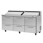 Turbo Air PST-72-D6-N Refrigerated Counter, Sandwich / Salad Unit