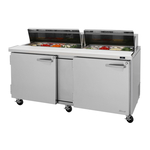 Turbo Air PST-72-N PRO Series Sandwich/Salad Prep Table  two-section