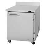 Turbo Air PWF-28-N(-L) Freezer Counter, Work Top