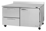 Turbo Air PWR-60-D2R(L)-N Refrigerated Counter, Work Top