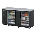 Turbo Air TBB-3SGD-N Back Bar Cabinet, Refrigerated