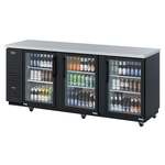 Turbo Air TBB-4SGD-N Super Deluxe Back Bar Cooler  three-section