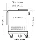 Turbo Air TBC-36SB-N6 Bottle Cooler