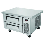 Turbo Air TCBE-36SDR-E-N6 41.63" 2 Drawer Refrigerated Chef Base with Insulated Top - 115 Volts