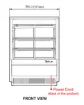 Turbo Air TCDD-36H-W(B)-N Deli Case