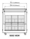 Turbo Air TFS-11F-N Top Open Island Freezer