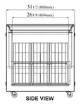 Turbo Air TFS-20F-N Top Open Island Freezer