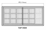 Turbo Air TFS-25F-N Top Open Island Freezer