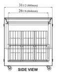 Turbo Air TFS-25F-N Top Open Island Freezer