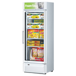 Turbo Air TGF-15SD-N 26.38'' 13.2 cu. ft. 1 Section White Glass Door Merchandiser Freezer