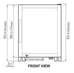 Turbo Air TGF-5SD-N Super Deluxe Glass Merchandiser-Counter Top