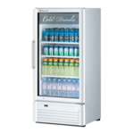 Turbo Air TGM-10SD-N6 25.75'' White 1 Section Swing Refrigerated Glass Door Merchandiser