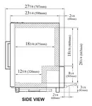 Turbo Air TGM-5SD-N6 Super Deluxe Refrigerated Merchandiser