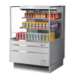 Turbo Air TOM-36L-UF-S-3S-N 34.75'' Air Curtain Open Display Merchandiser with