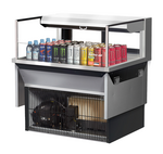 Turbo Air TOM-36L-UFD-S-1SI-N Drop-In Horizontal Open Display Case