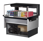 Turbo Air TOM-36L-UFD-W(B)-1SI-N Drop-In Horizontal Open Display Case