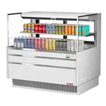 Turbo Air TOM-48L-UFD-W(B)-2S-N 46.75'' Air Curtain Open Display Merchandiser with