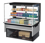 Turbo Air TOM-48L-UFD-W(B)-3SI-N Drop-In Horizontal Open Display Case