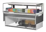Turbo Air TOM-60L-UFD-W(B)-1SI-N Drop-In Horizontal Open Display Case