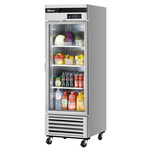 Turbo Air TSR-23GSD-N6 27'' White 1 Section Swing Refrigerated Glass Door Merchandiser