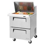 Turbo Air TST-28SD-12-D2-N Refrigerated Counter, Mega Top Sandwich / Salad Unit