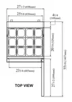 Turbo Air TST-28SD-12-N 27.5'' 1 Door Counter Height Mega Top Refrigerated Sandwich / Salad Prep Table