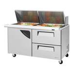 Turbo Air TST-60SD-24-D2-N Refrigerated Counter, Mega Top Sandwich / Salad Unit