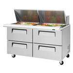 Turbo Air TST-60SD-24-D4-N Refrigerated Counter, Mega Top Sandwich / Salad Unit