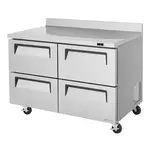 Turbo Air TWF-48SD-D4-N 48.25'' 4 Drawer ADA Height Worktop Freezer with Side / Rear Breathing Compressor - 12.0 cu. ft.