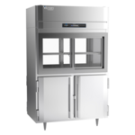 Victory Refrigeration DRS-2D-S1-PT-HD-HC 52.13'' 46.5 cu. ft. 2 Section Glass/Solid Half Door Pass-Thru Refrigerator