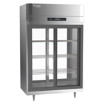 Victory Refrigeration DRS-2D-S1-PT-LD-HC 52.13'' 46.5 cu. ft. 2 Section Glass/Solid Door Pass-Thru Refrigerator